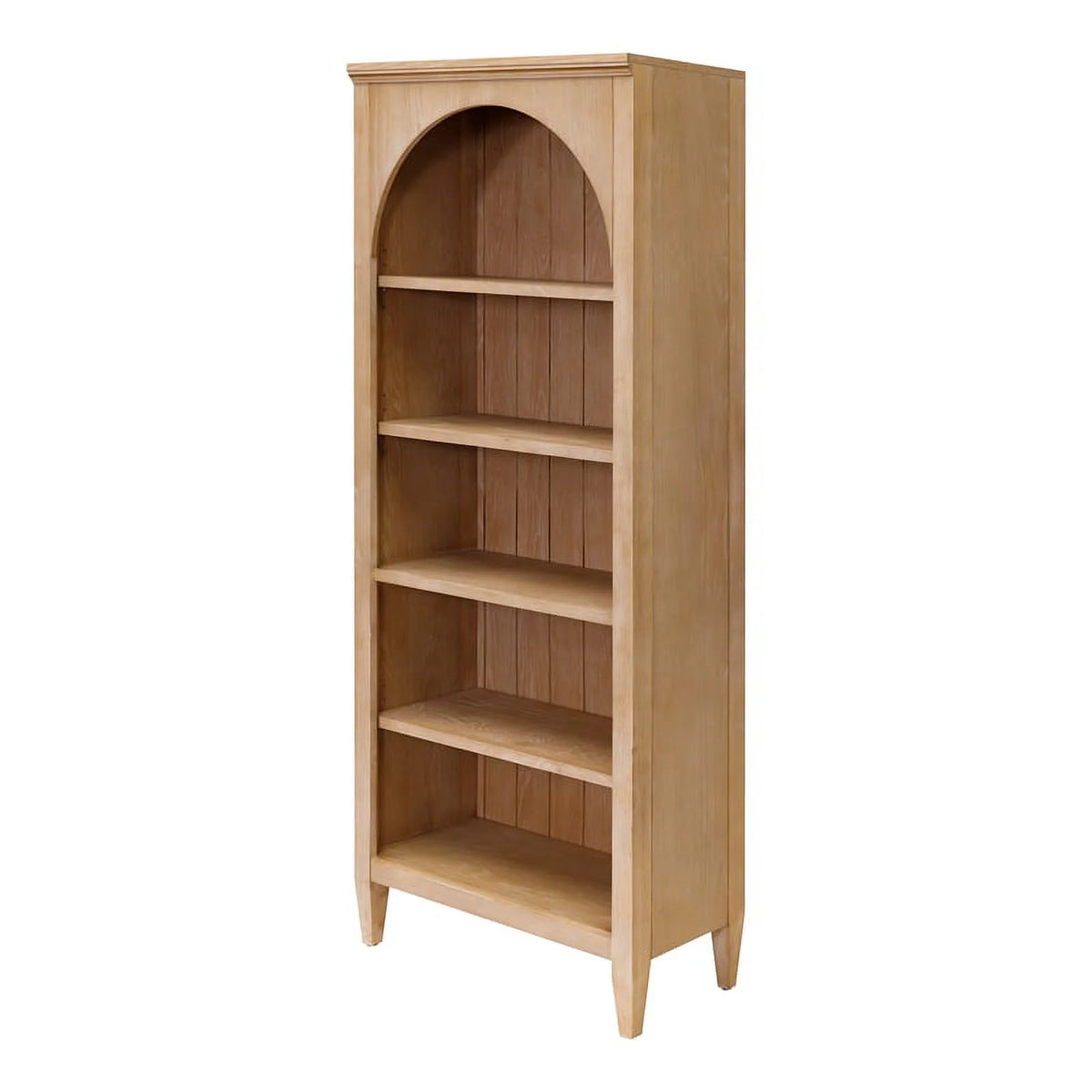 Light Brown Wood Bookcase X538