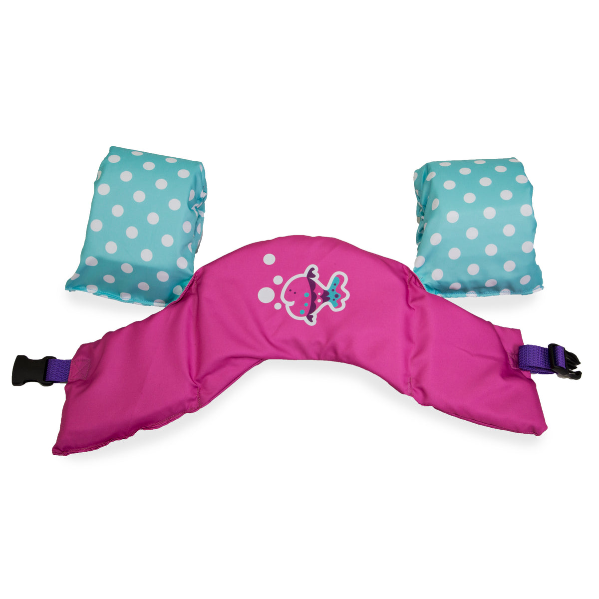Pink Fish Swim Trainer Life Jacket L646