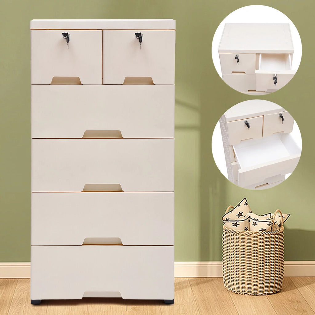 Lockable 6 Drawers Storage Cabinet G9179