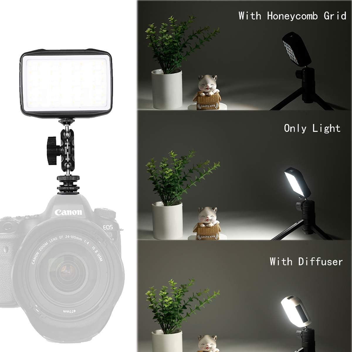 5W RGB Pocket On Camera Light 2500-9000K L7917