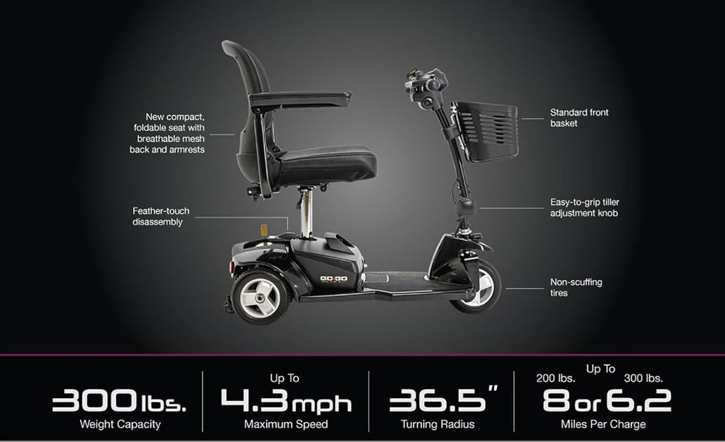 3-Wheel Mobility Scooter M259