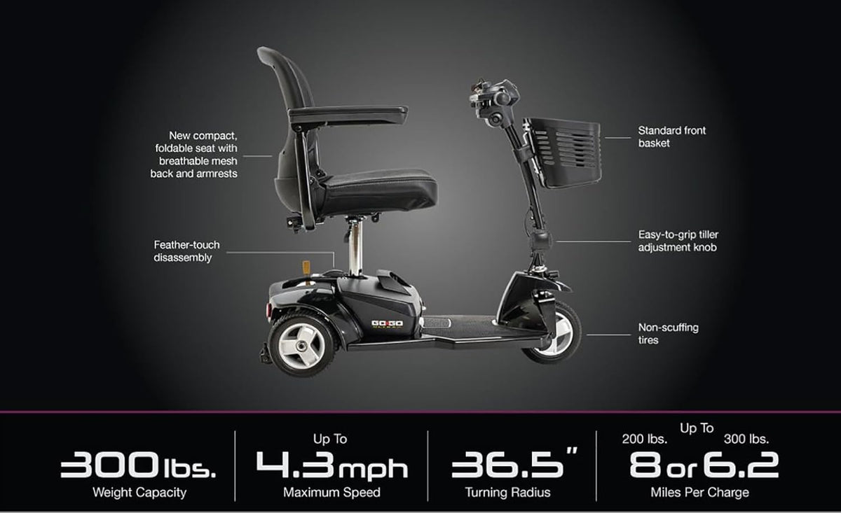 3-Wheel Mobility Scooter M259