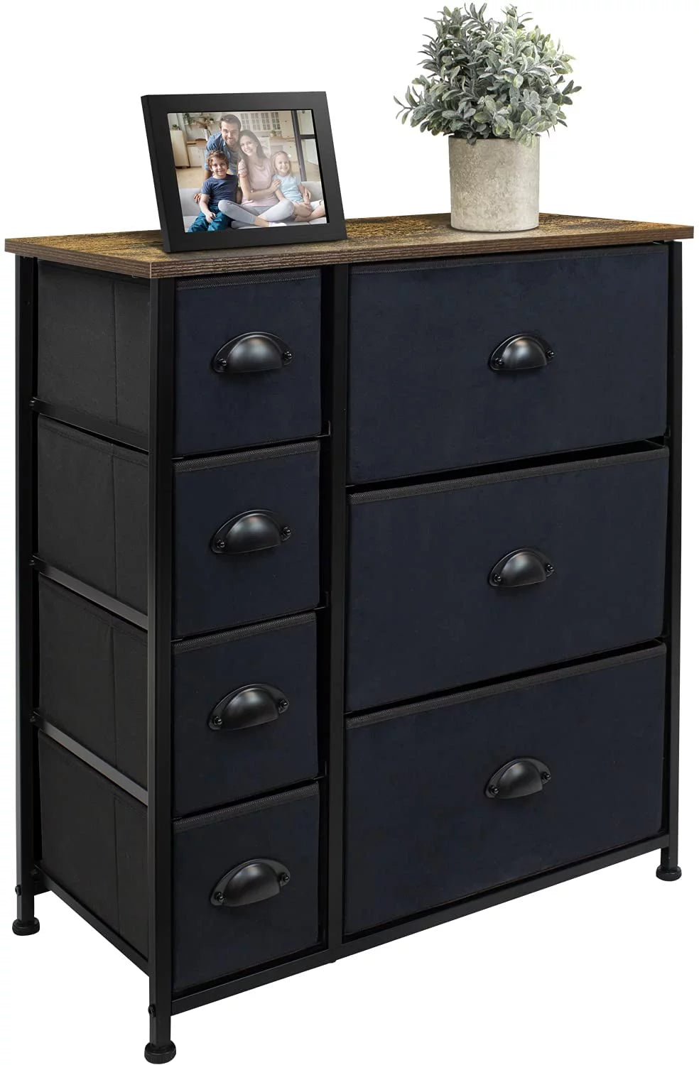 7 Drawer Fabric Dresser B37997