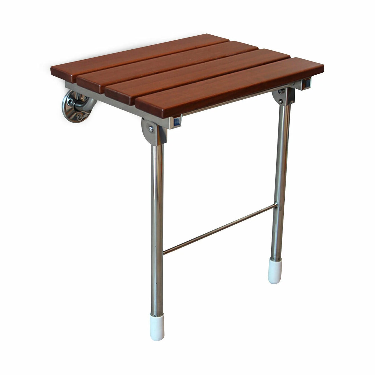 Folding Shower Seat Wall Mounted Wood Bathroom Bench P3423
