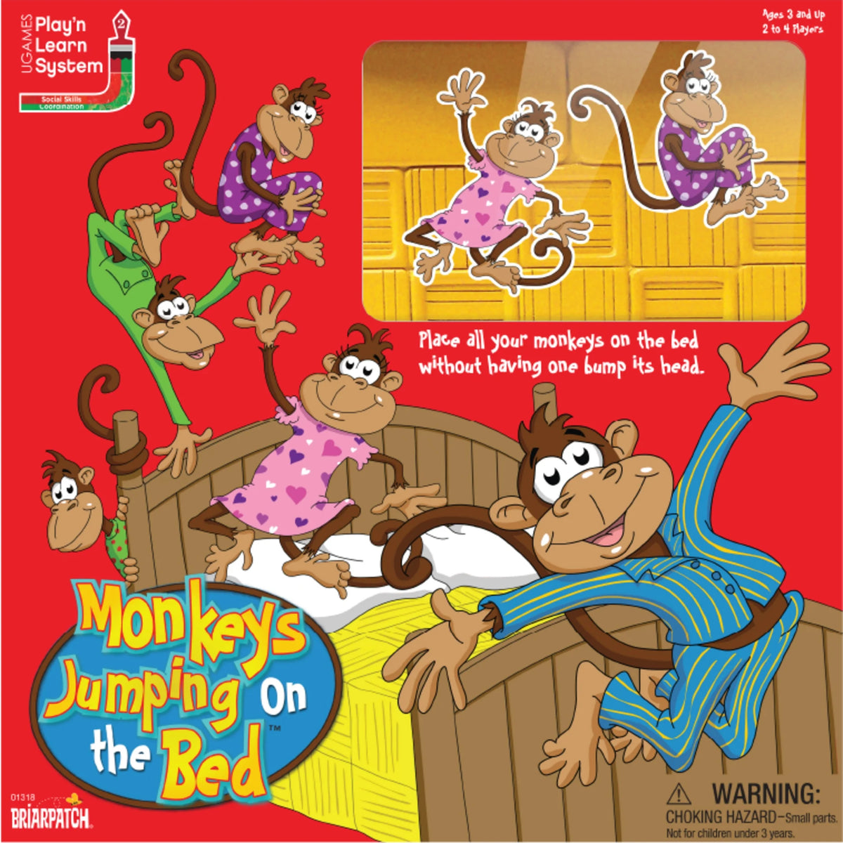 Monkeys Jumping on the Bed Game, Ages 3+ Y5847