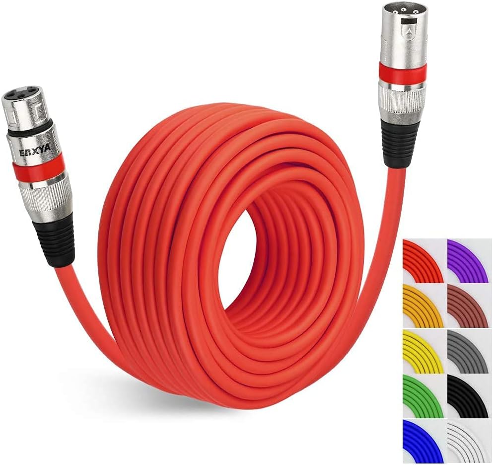 50 Ft 4 Pack XLR Microphone Cable E2301