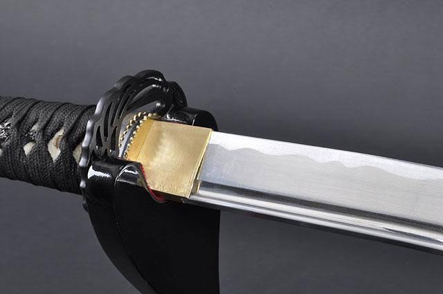 Black Scabbard Aluminium Alloy Unsharpened Training Katana R379
