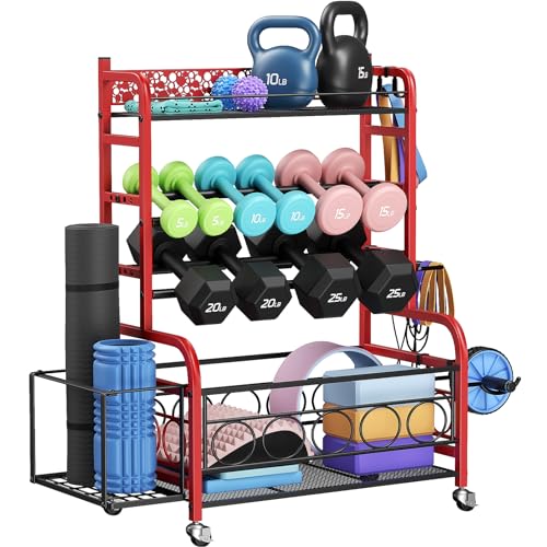 Dumbbell Rack with Wheels N166707