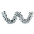 9' Flocked Artificial Christmas Garland N47780