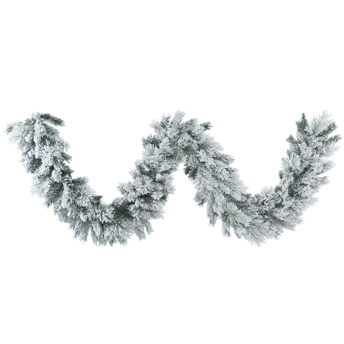 9' Flocked Artificial Christmas Garland N47780