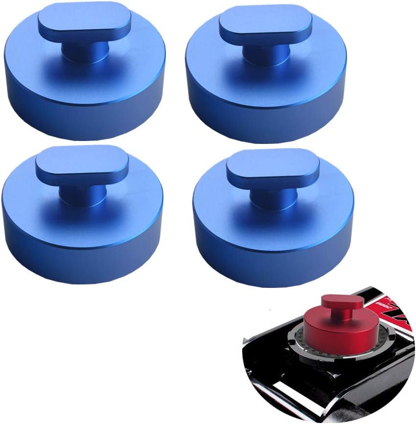 Billet Aluminum Jack Pad Blue Pack of 2 Z7567