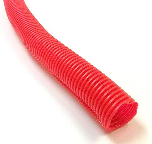 Red Polyethylene Split Wire Loom Tubing 100 Feet R290853