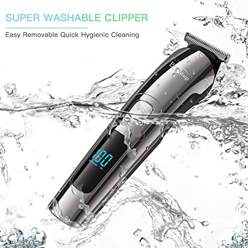 Beard Trimmer, IPX7 Waterproof Cordless Electric Razor with LED Display G229913