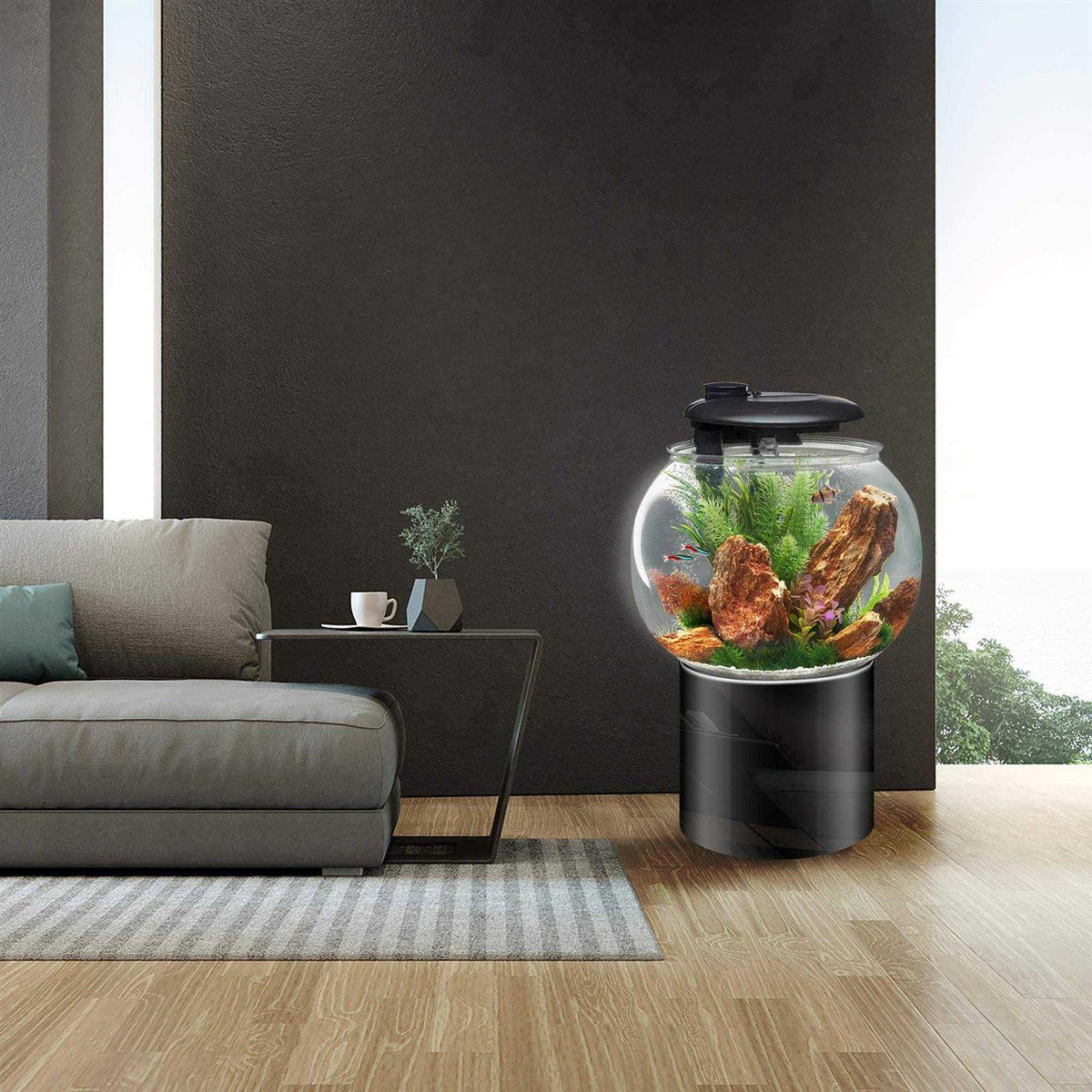 24 Gallon Polycarbonate Bowl-Shaped Aquarium R2858