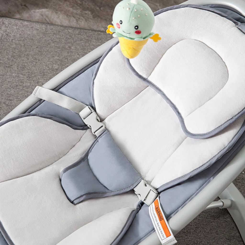 Portable Baby Swing with 3 Speeds Music Remote Control O7697