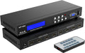 4x4 HDMI Matrix Switch 4 in 4 Out 4K@30Hz Rack Mount Switcher & Splitter F882