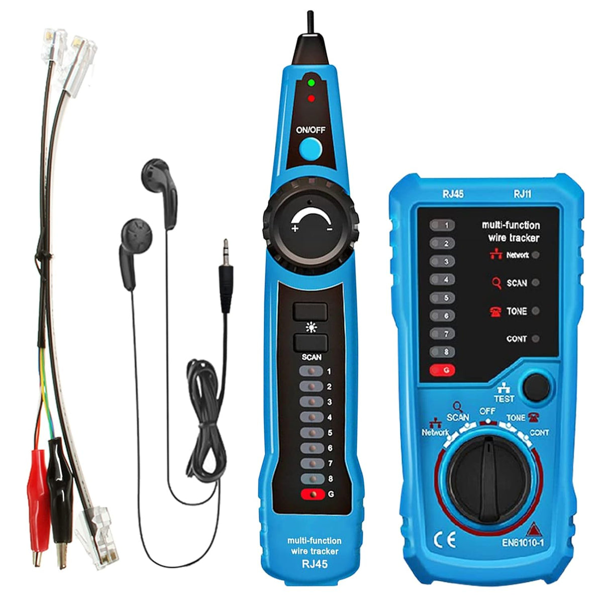 RJ11 RJ45 Multifunction Wire Tracker Cable Tester N4516