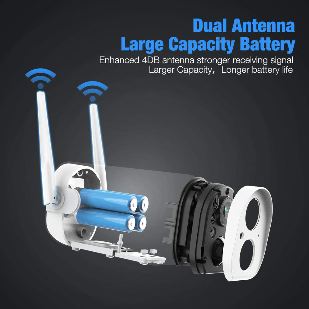 1080P Wireless Solar Security Camera with Night Vision Z7409