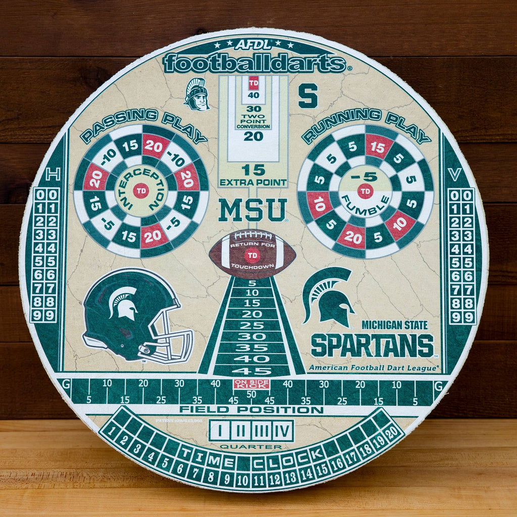 Michigan State Spartans Football Dartboard E4105