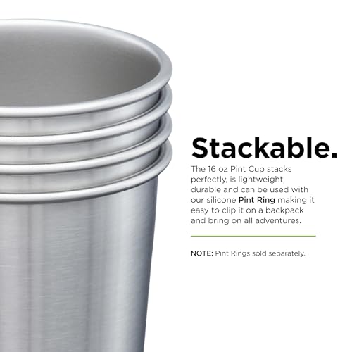 16-Ounce Stainless Steel Pint Cup N1077
