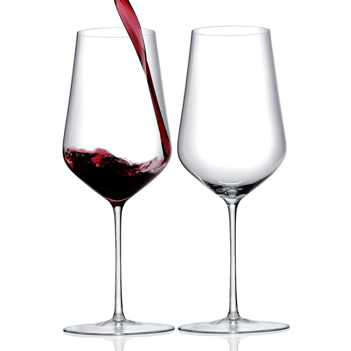 Set of 2 Clear Wine Glasses W21790