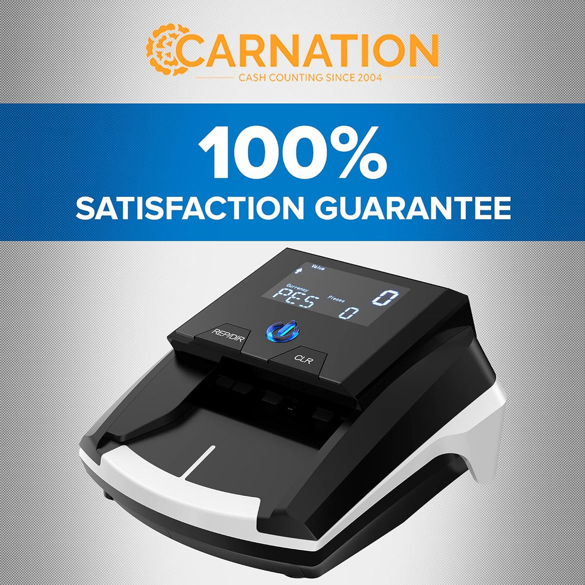 Automatic Counterfeit Bill Detector with Ultraviolet, Magnetic Ink, IR Technology X199128