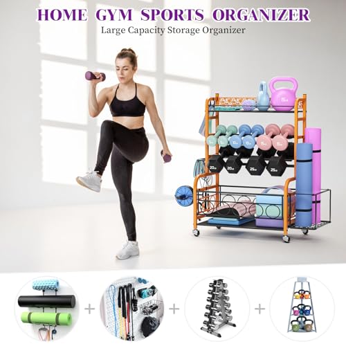 Dumbbell Rack with Wheels N166707
