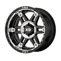 Gloss Black Machined 17x8 6x4.5 18mm Wheels R7850