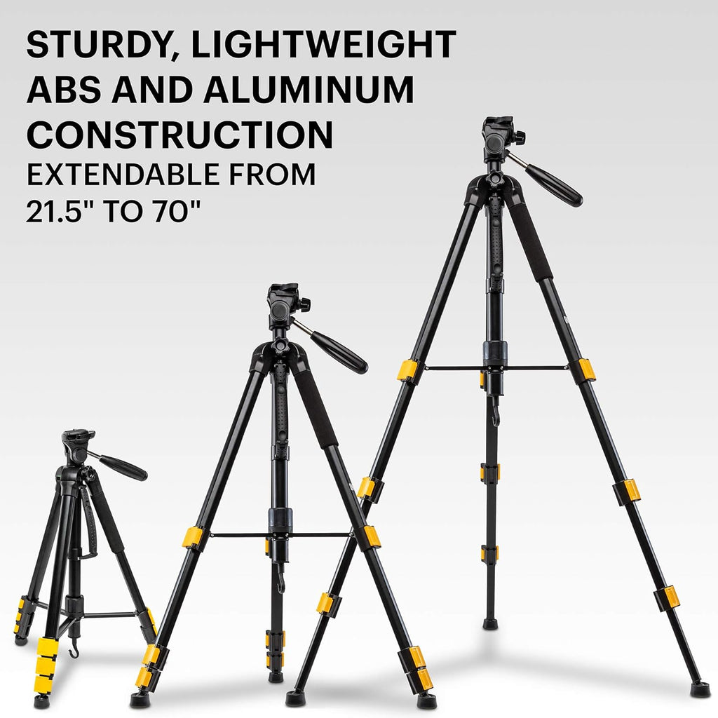 2-in-1 Aluminum Tripod & Monopod with Quick-Release Plates O991