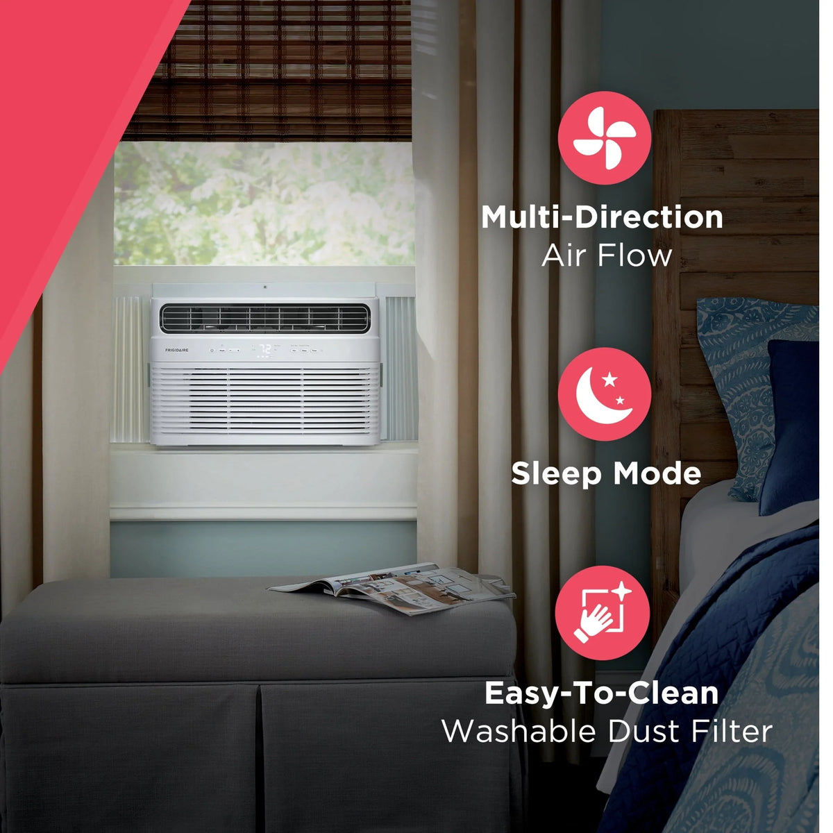 5,000 BTU Window Air Conditioner with Remote Control S837662