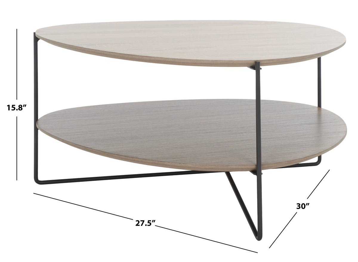 2-Tier Mid-Century Coffee Table W861
