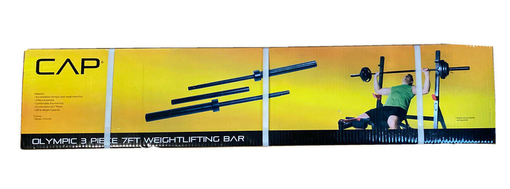 Olympic Weight Lifting Steel Bar Barbell 3 Piece R4466