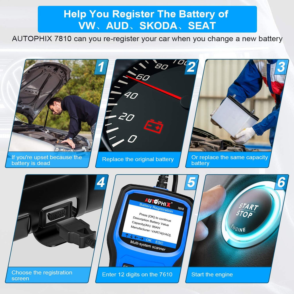 Full Systems OBD2 Scanner Code Reader for VAG After 1996 U12566