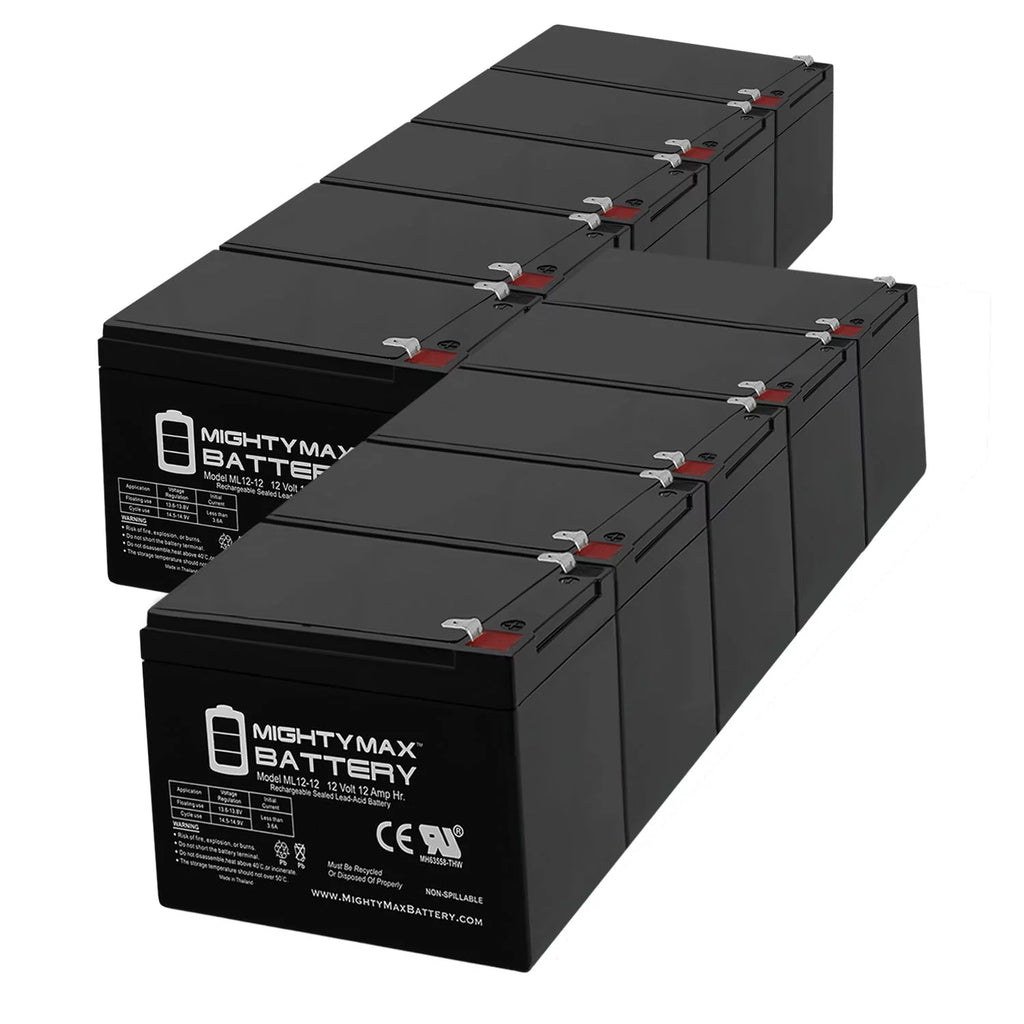 12V 12Ah Sealed Lead Acid Rechargeable Battery P729947