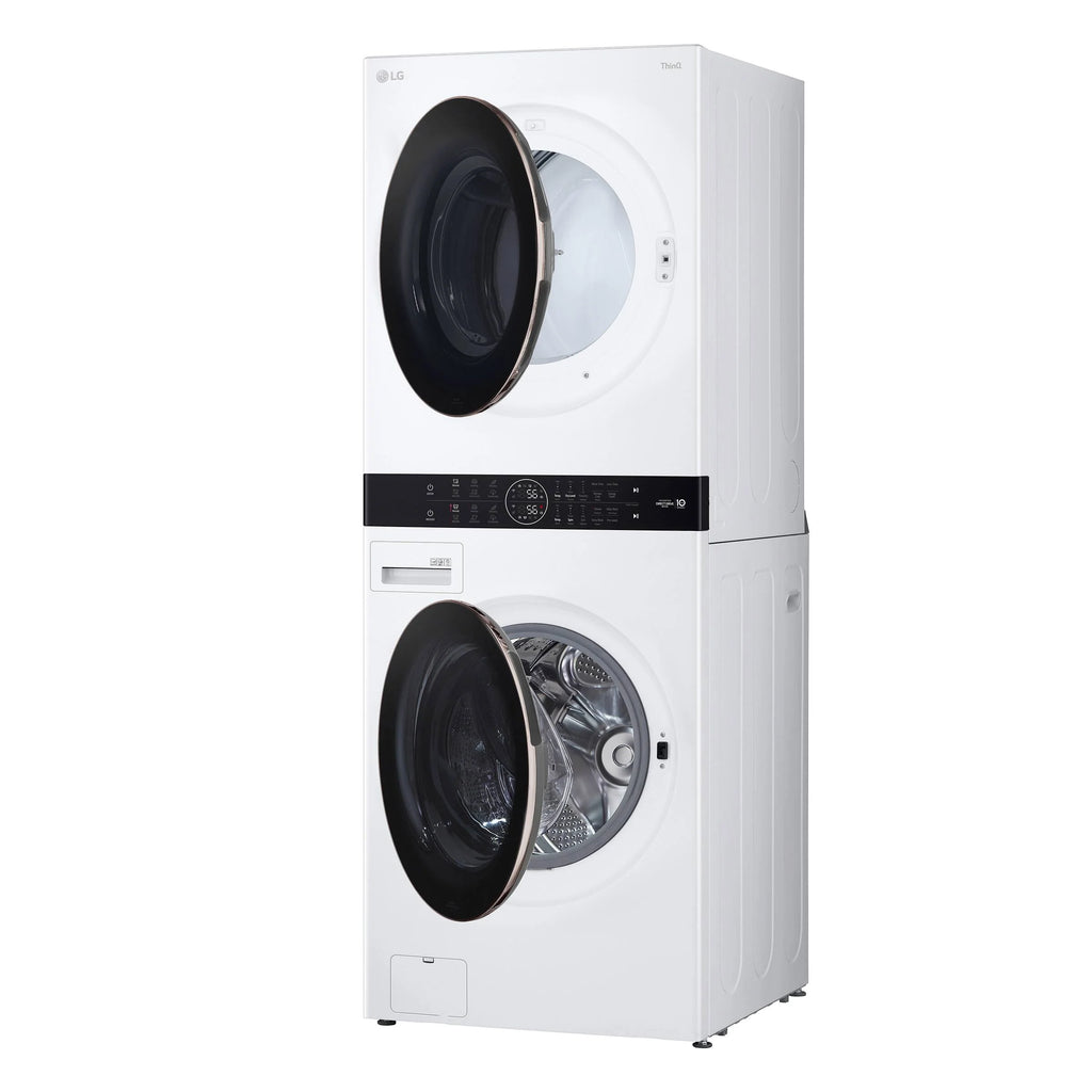 White Front Load Washtower 5.2 Cu. Ft. Washer 7.4 Cu. Ft. Electric Dryer Z985
