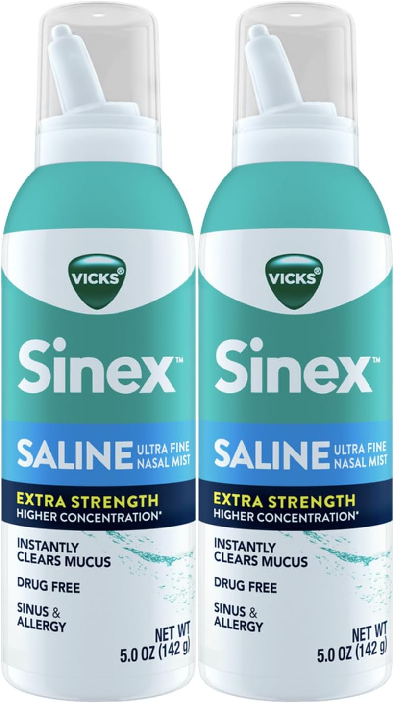 Extra Strength Nasal Spray, 3X Concentrated Drug Free Ultra Fine Mist, 5 OZ x 2 G21304