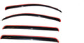4-Piece Dark Smoke Side Window Deflector for Toyota Tundra CrewMax G21464