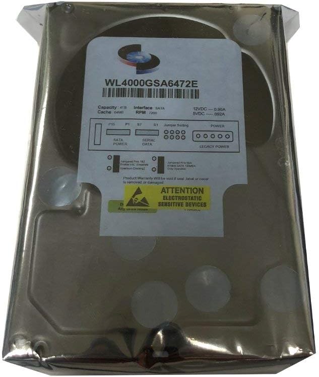 4TB 7200RPM 64MB Cache SATA 6Gb/s 3.5inch Internal Desktop Hard Drive A3087