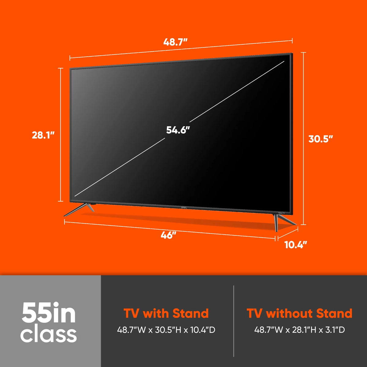 55” Class 4K UHD LED Smart Television E65101