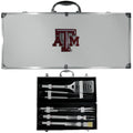 8 PC Stainless Steel BBQ Set with Metal Case G354180