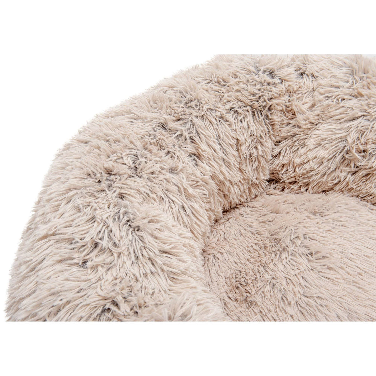 Long Fur Donut Dog Bed T495