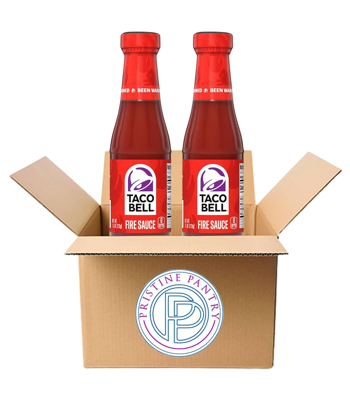 7.5 oz Bottles Pack of 2 Fire Sauce D440