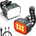 Rechargeable Bike Light Set with 6 Spot & Flood Beams, IP65 Waterproof L272314