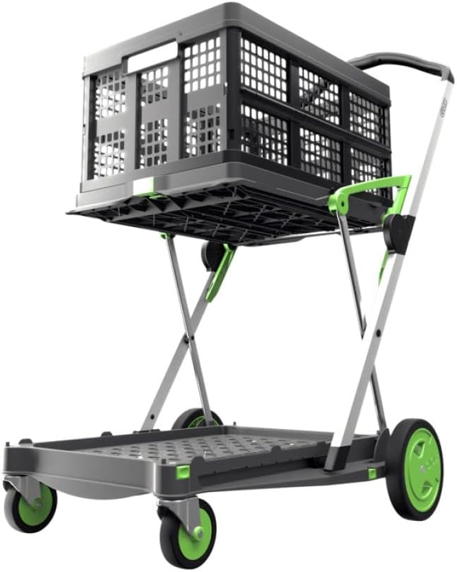 Collapsible Cart with Storage Crate (Red) I691