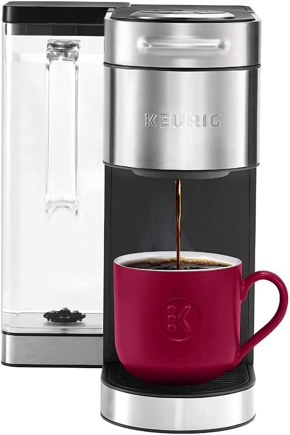 Stainless Steel Single Serve Coffee Maker with 12-Count K-Cup Set and Pod Organizer M995189