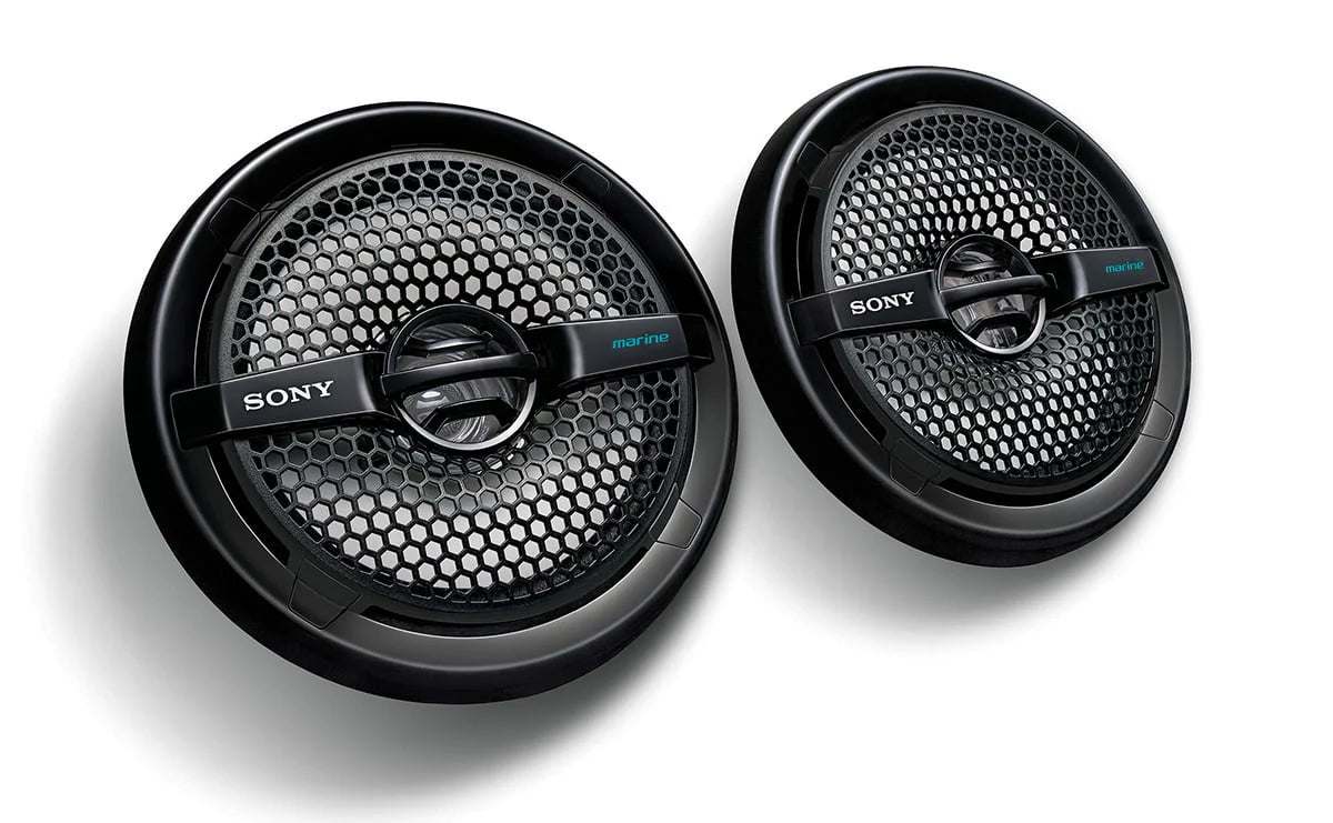 6.5 Dual Cone Marine Speakers (Black) E3041