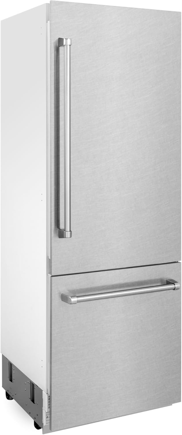 30" 16.1 cu. ft. Built-In 2-Door Bottom Freezer Refrigerator in Fingerprint Resistant Stainless Steel M89455
