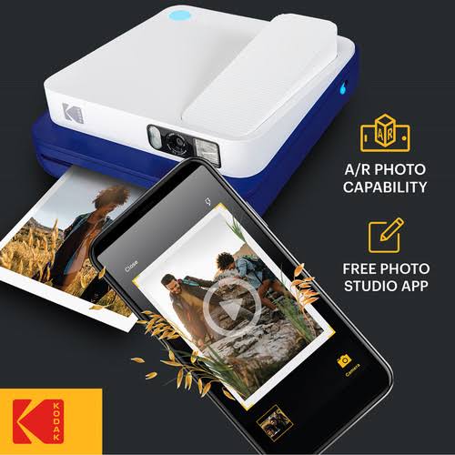 Instant Print Digital Camera Blue Z841