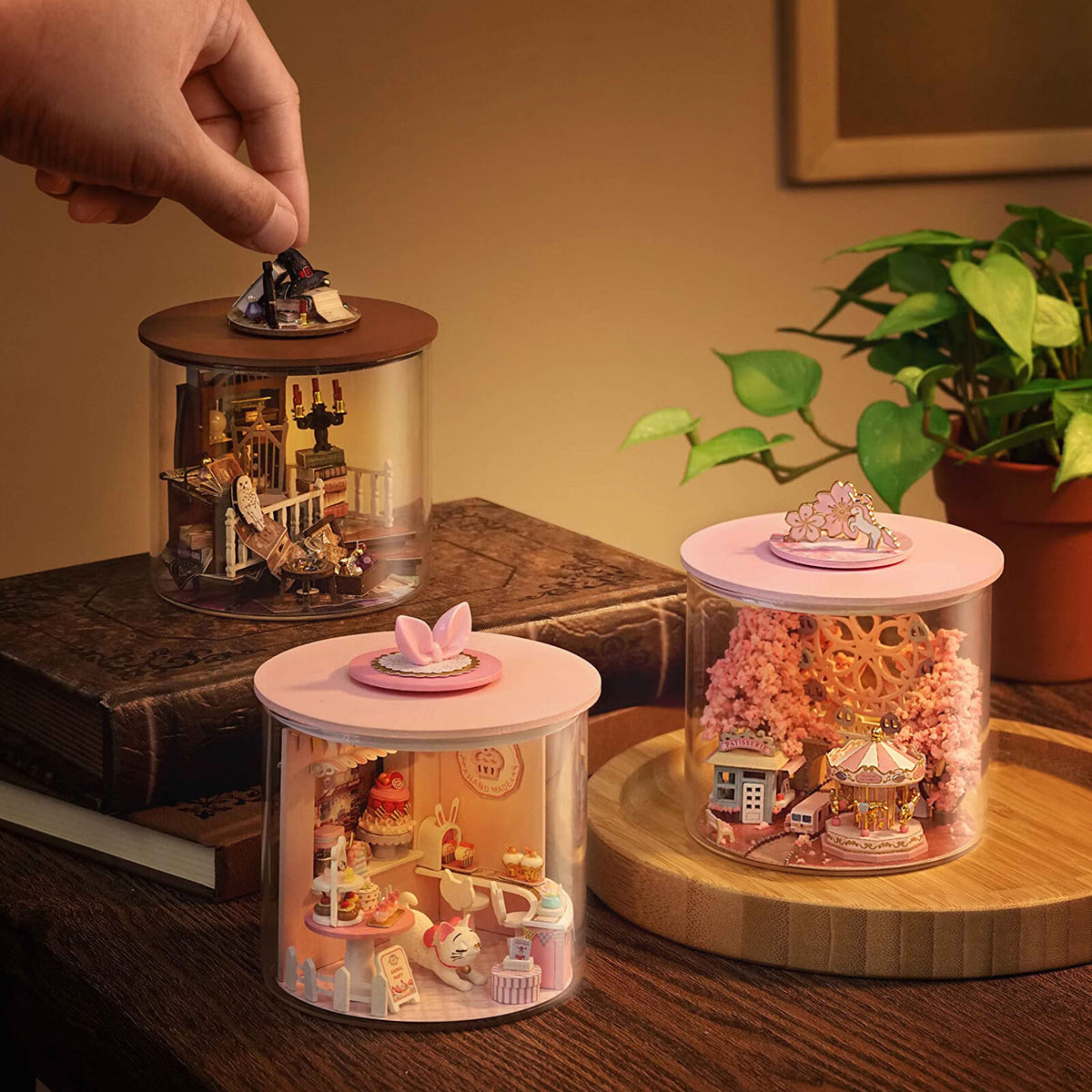 DIY Miniature Dollhouse Kit with LED K1702