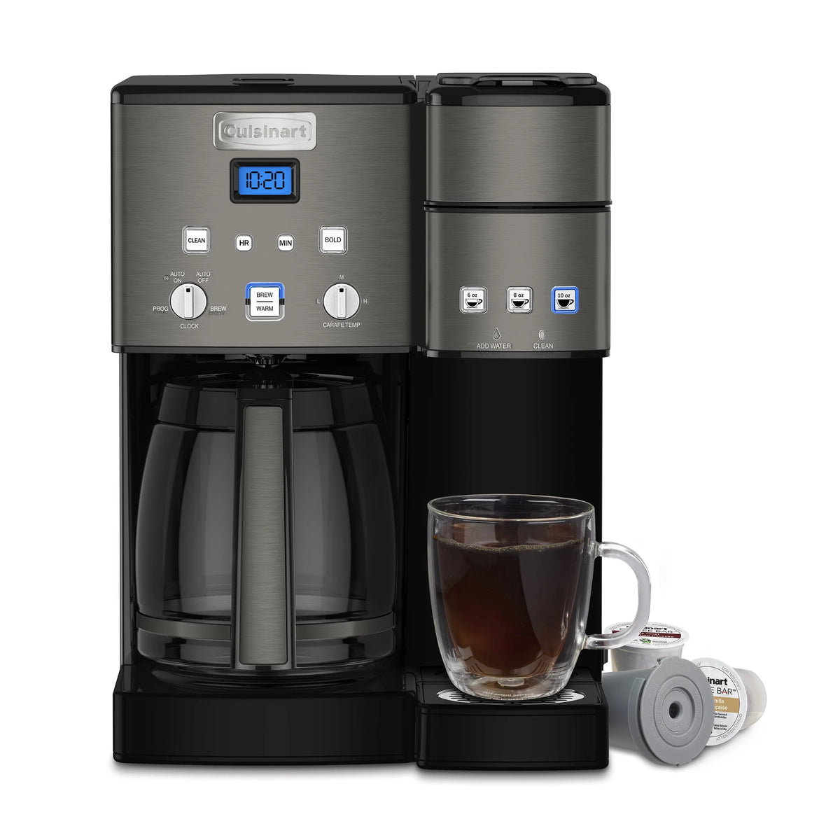12 Cup Coffeemaker and Single-Serve Brewer S8106